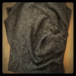 American Eagle grey hooded cardigan size small